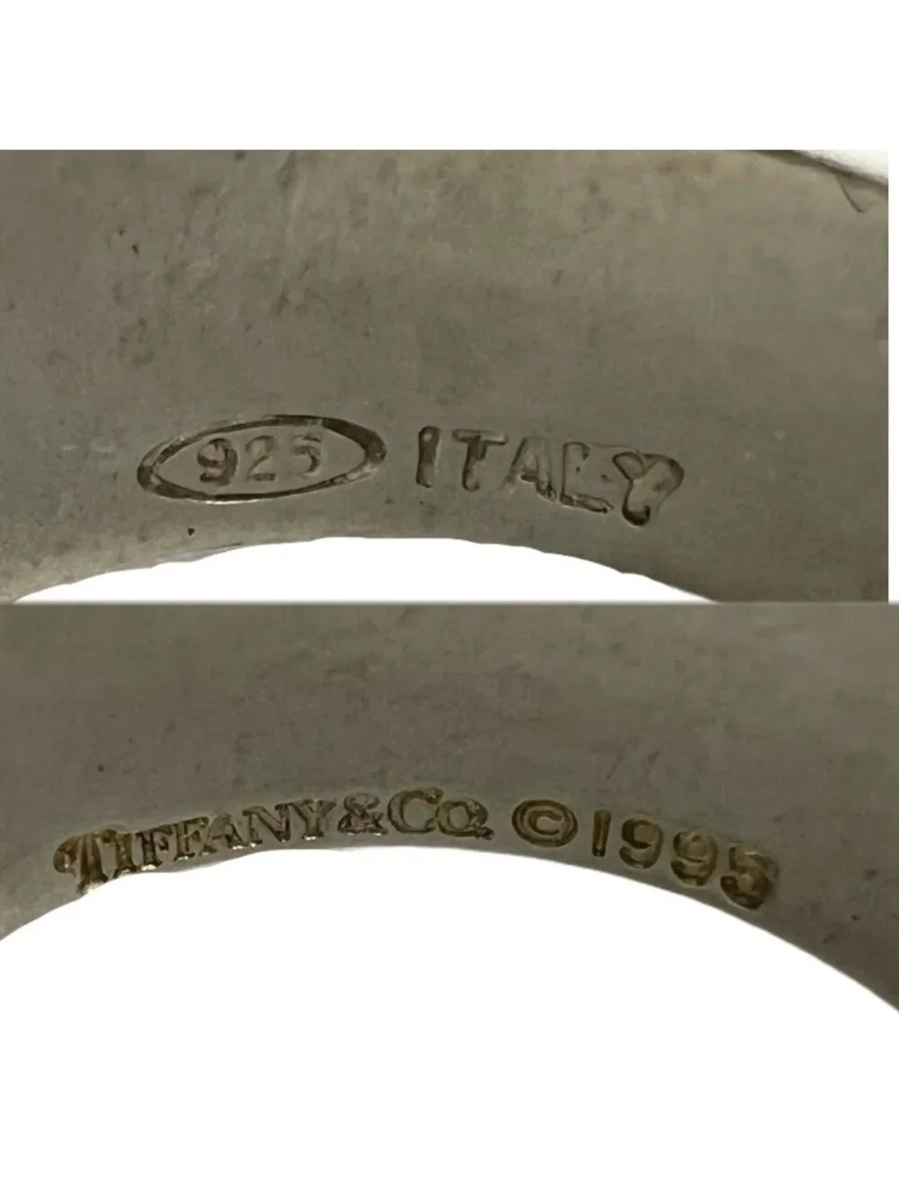 Tiffany & Co Vintage Atlas Ring 925 Sterling Silver